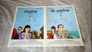 1993 Alain Resnais - Smoking/No Smoking - French film poster 法國導演 亞倫·雷奈 - 吸煙/不吸煙 -法文版電影海報