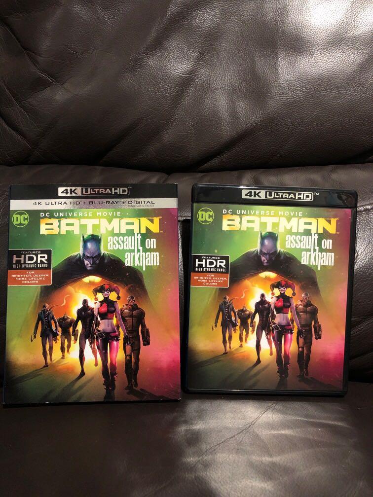 4K) Batman : Assault on Arkham 4K UHD Ultra HD Blu-ray bluray, Hobbies &  Toys, Music & Media, CDs & DVDs on Carousell