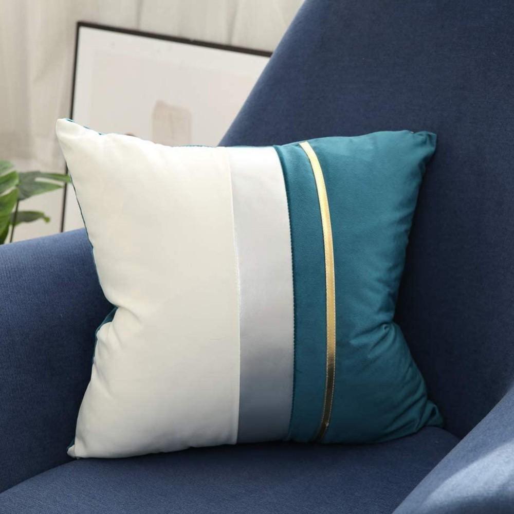 4pcs Velvet Cushion Cover Lumbar Pillow Cover Throw Pillowcases With Gold Strip For Sofa Car Home Decorative Pillowcase Pillow Cover Furniture Home Living Home Decor Cushions Throws on Carousell
