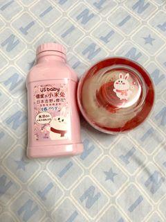 ❤️寶寶爽身粉、粉撲#五倍
