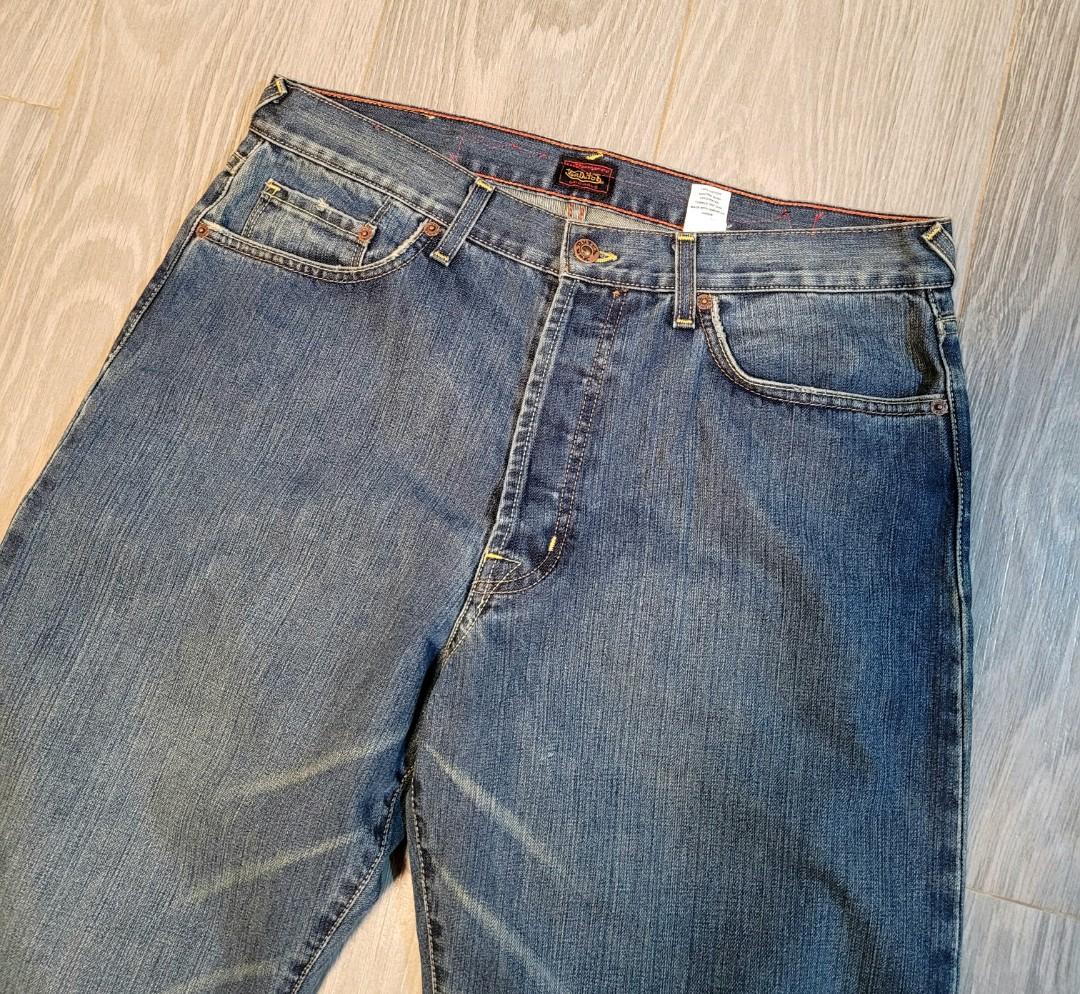 美牌Von Dutch Originals Wash Jeans 洗水藍牛W34 腰100% cotton 美國