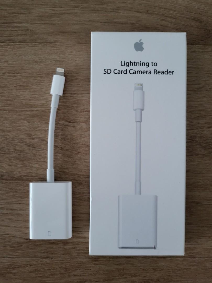 Apple Lightning SD Card Reader, Mobile Phones & Gadgets, Mobile & Gadget  Accessories, Memory & SD Cards on Carousell