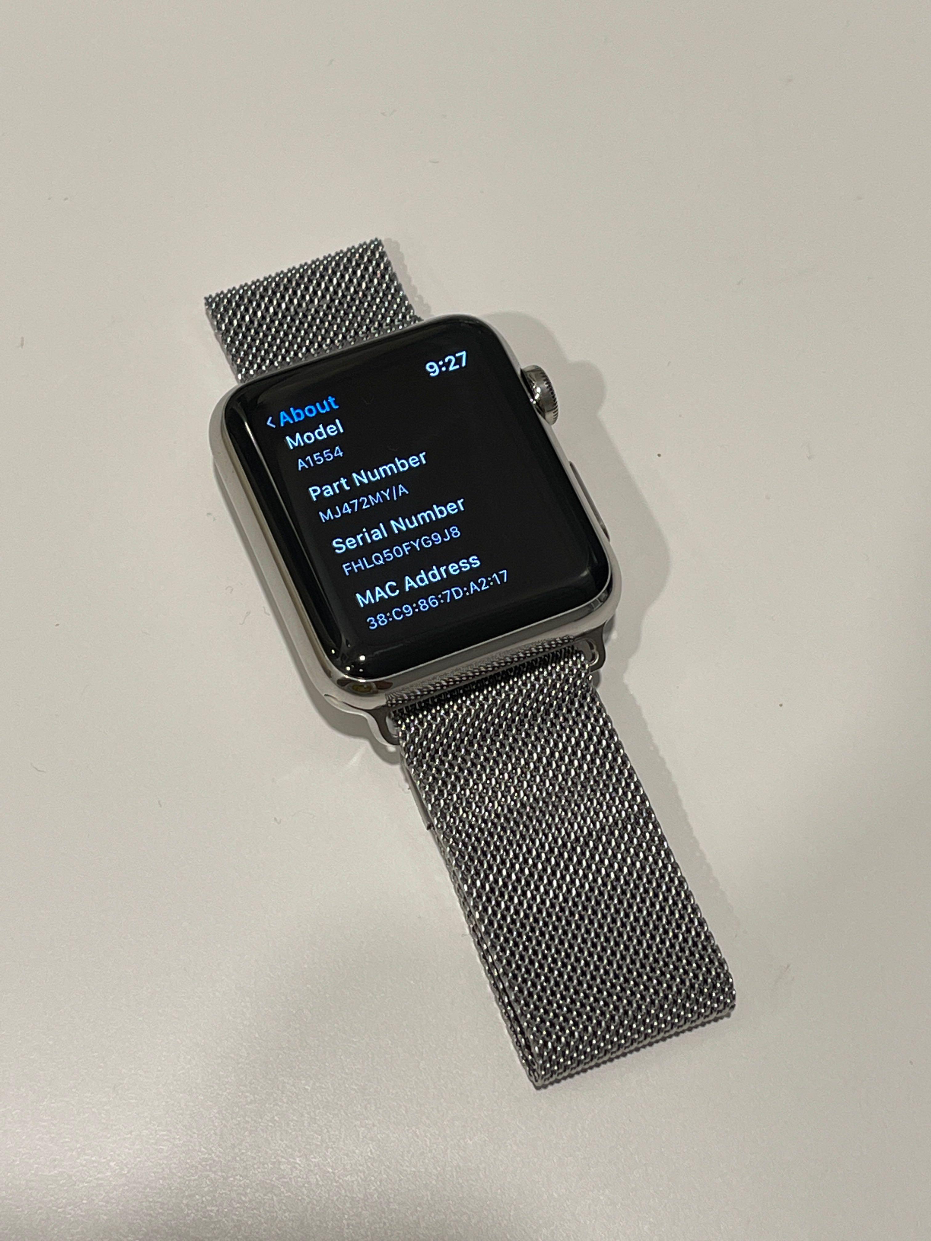 Apple watch 1 stainless steel 42mm best sale