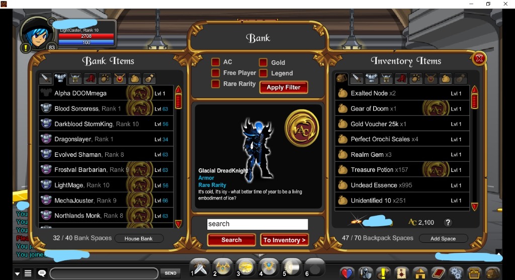 AQW Account for sale, Video Gaming, Gaming Accessories, InGame