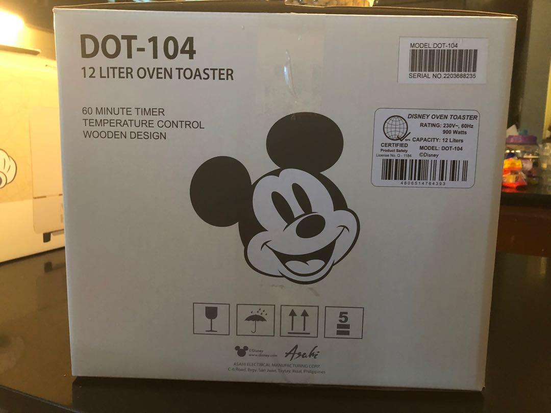 Asahi DOT104 Disney Oven Toaster, TV & Home Appliances, Kitchen