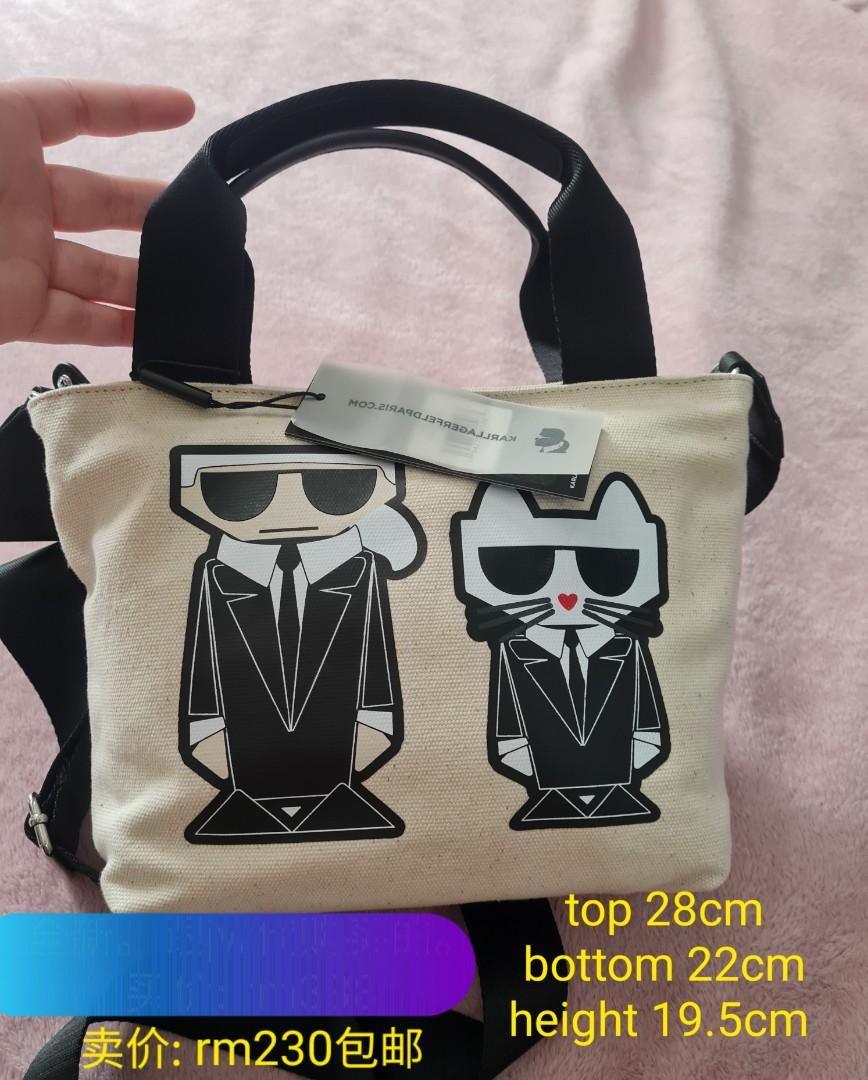 Karl lagerfeld canvas hotsell tote