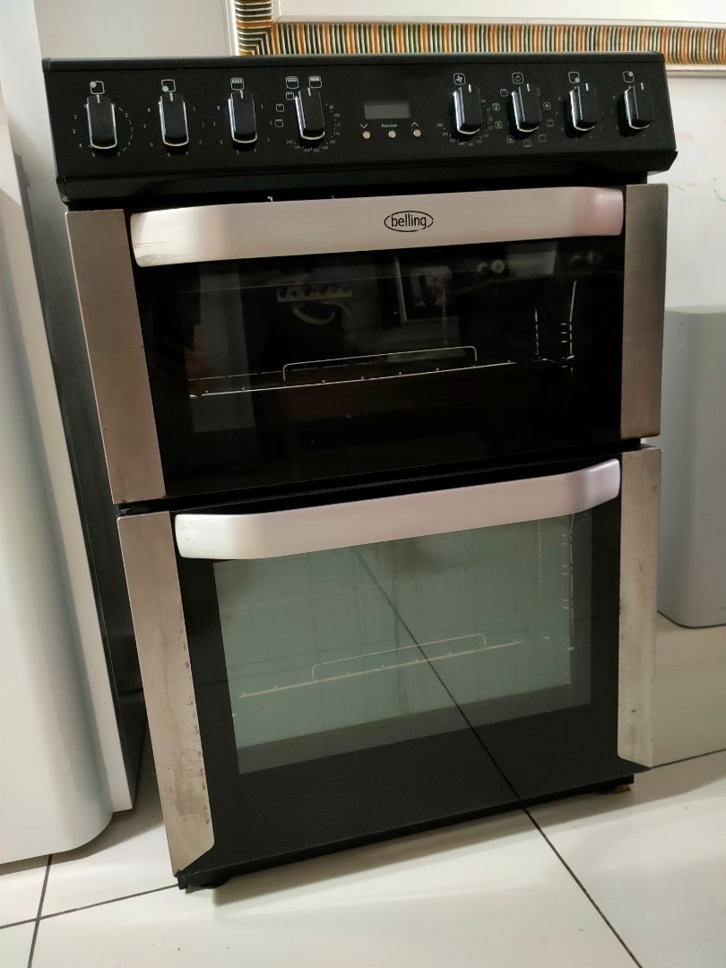 belling fse60mf electric cooker stainless steel