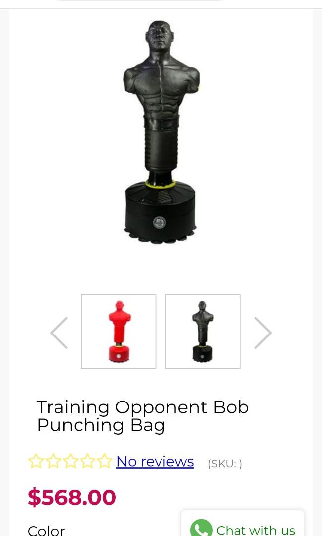 Bob Punching Bag in black, Sports Equipment, Exercise & Fitness, Cardio