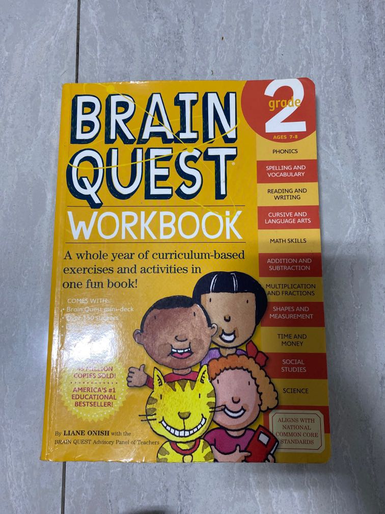 Brain quest grade 2 workbook, Hobbies & Toys, Books & Magazines ...