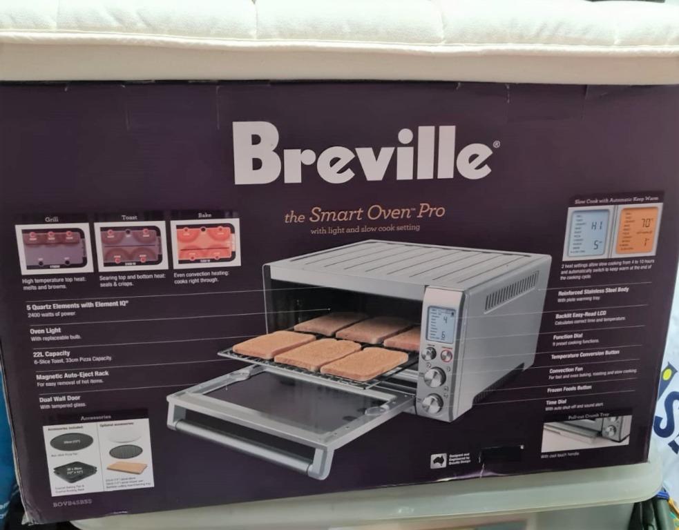 Breville BOV845BSS Smart Oven Pro Countertop Convection Oven ...