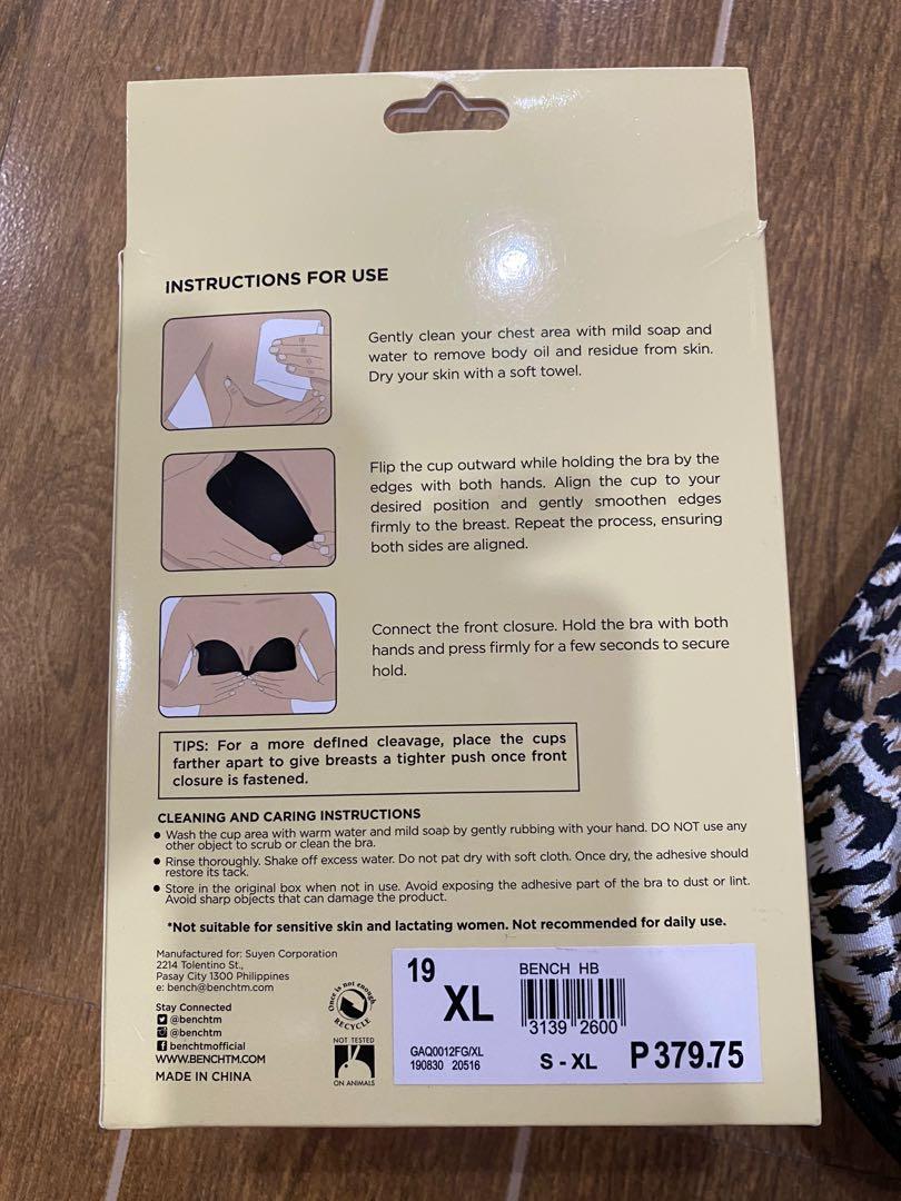 Bundle Brand New Bench Push Up Adhesive Bra and Undergarment Storage
