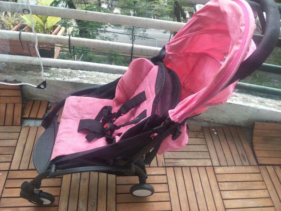 Cabin size light weight stroller can fit myvi. 5.5kg can recline