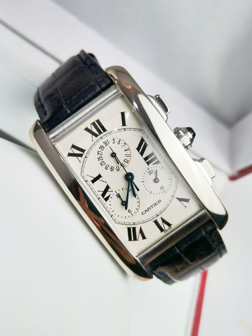 Cartier tank americaine chronograph discount
