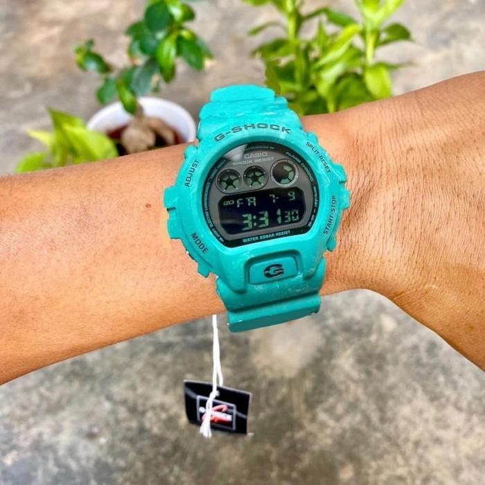 Casio G-Shock DW-6900WS-2DR DW-6900WS-2D DW-6900WS-2 DW-6900WS DW-6900  Standard Digital Turquoise Resin 200M Men's Watch