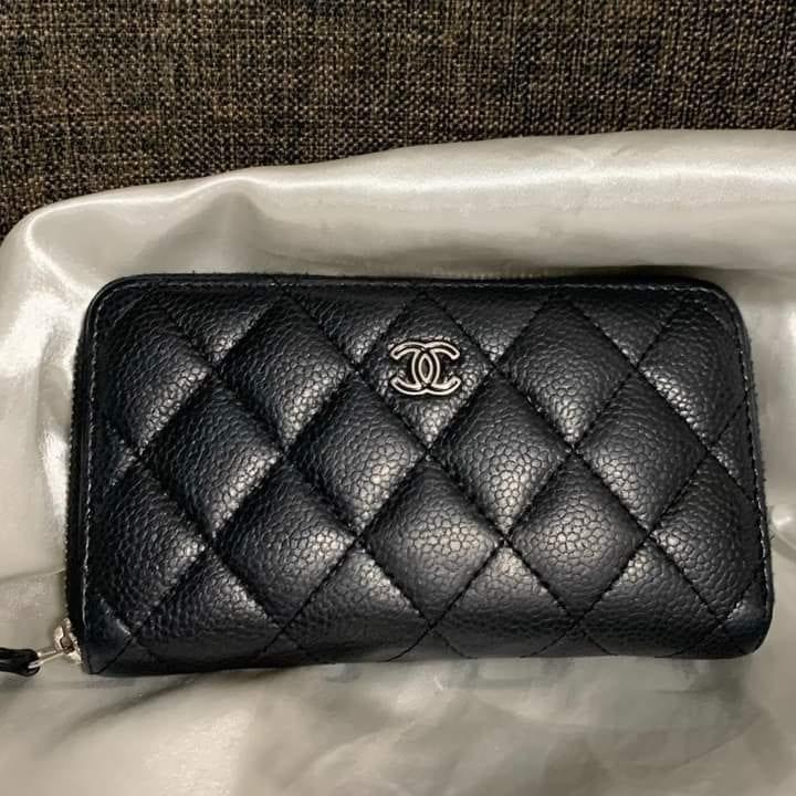 Chanel Medium Zip Around Wallet, Luxury, Bags & Wallets on Carousell