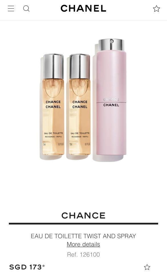 Chanel Twist & Spray Eau De Toilette, Beauty & Personal Care, Fragrance &  Deodorants on Carousell
