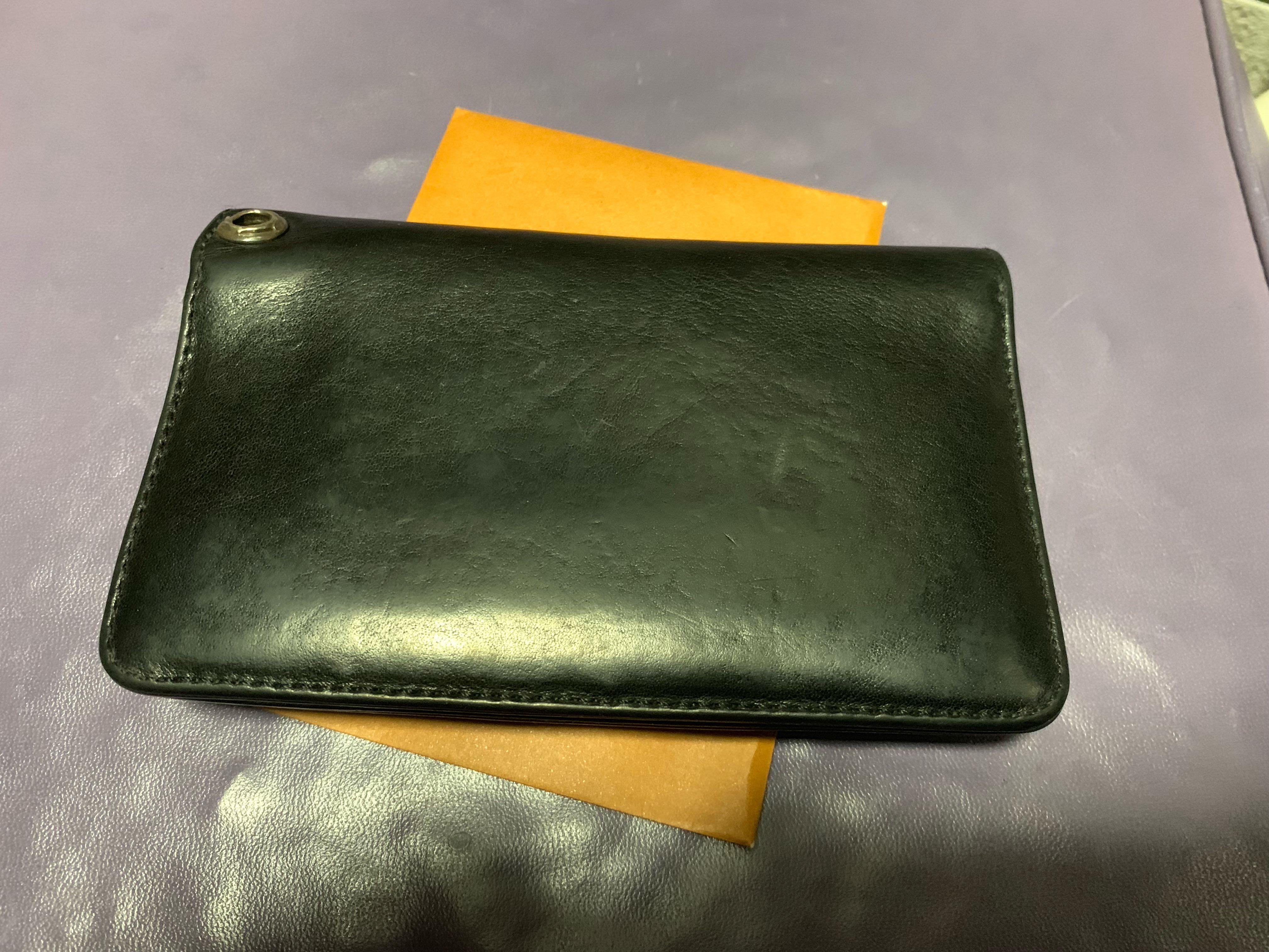 Chrome Hearts cross ball 1 snap wallet, 名牌, 手袋及銀包- Carousell