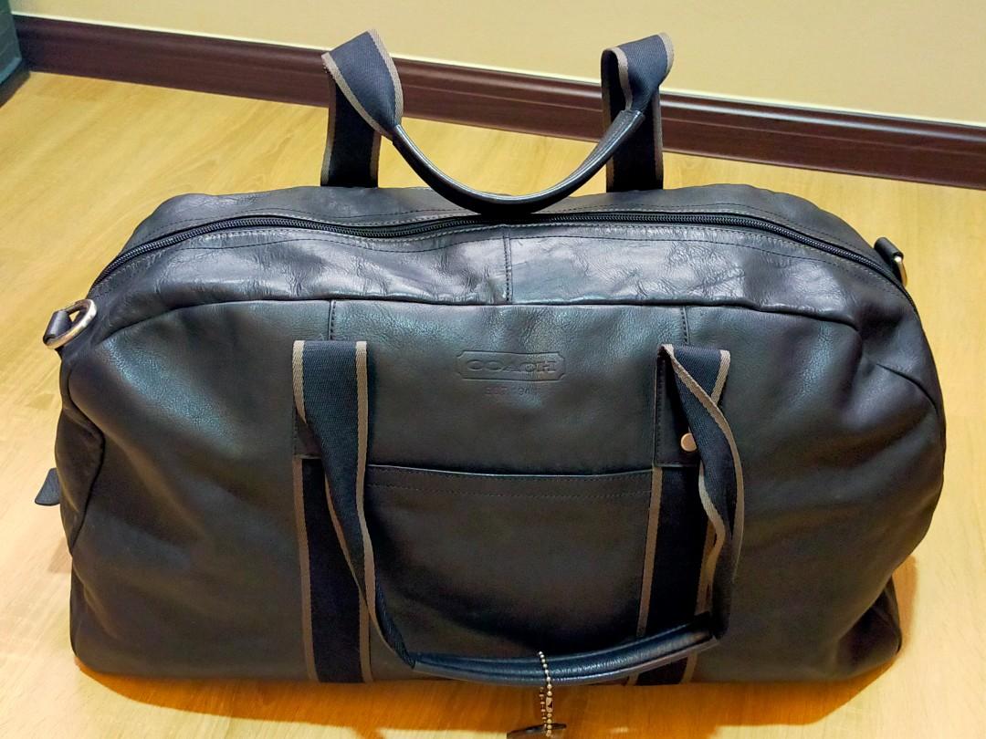 Coach carry on duffle bag best sale