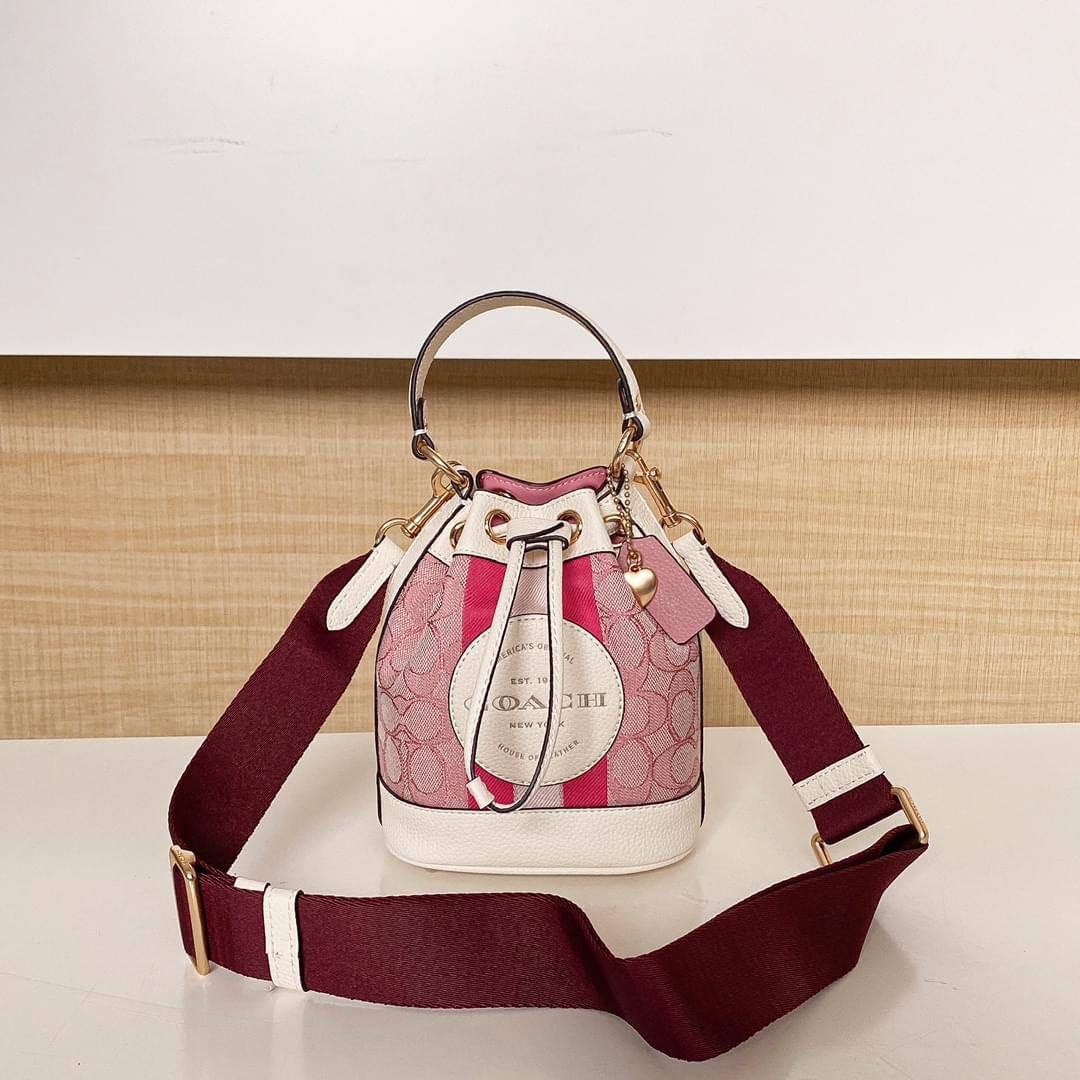 Coach small sales bucket bag
