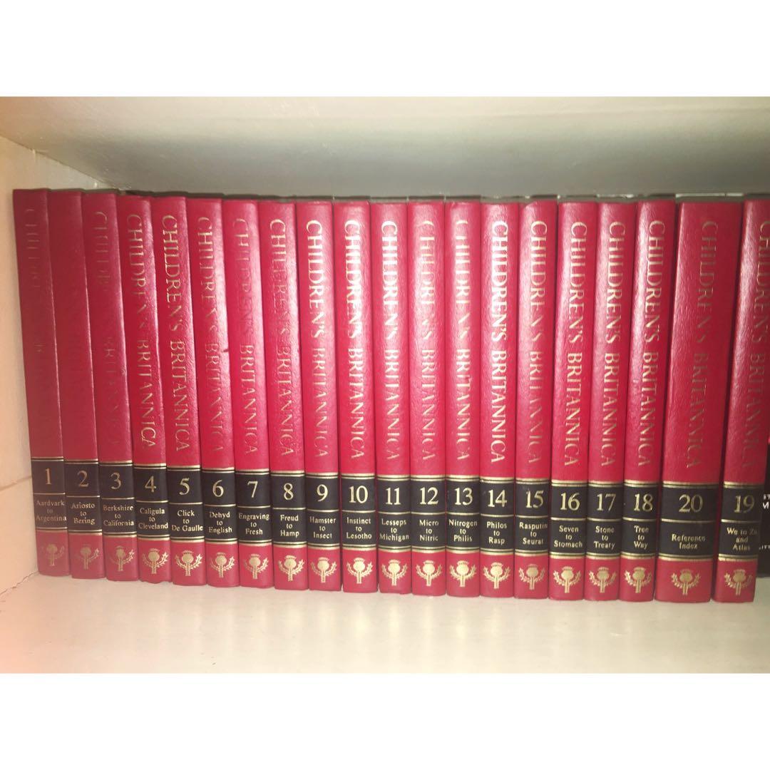 [COMPLETE SET] Children’s Britannica Encyclopedia (4th Edition / 1988) (Category: Textbooks) located in Marikina City. Submitted by fabieni (Listing ID 1120103817, Image 1). Description: • In excellent condition • 2 sets available • Never used. No missing pages • Fourth Edition (1988) • Set includes 20 books • Selling them as a set • More photos upon request • Location: Marikina Heights. I would prefer these to be picked up Feel free to browse my