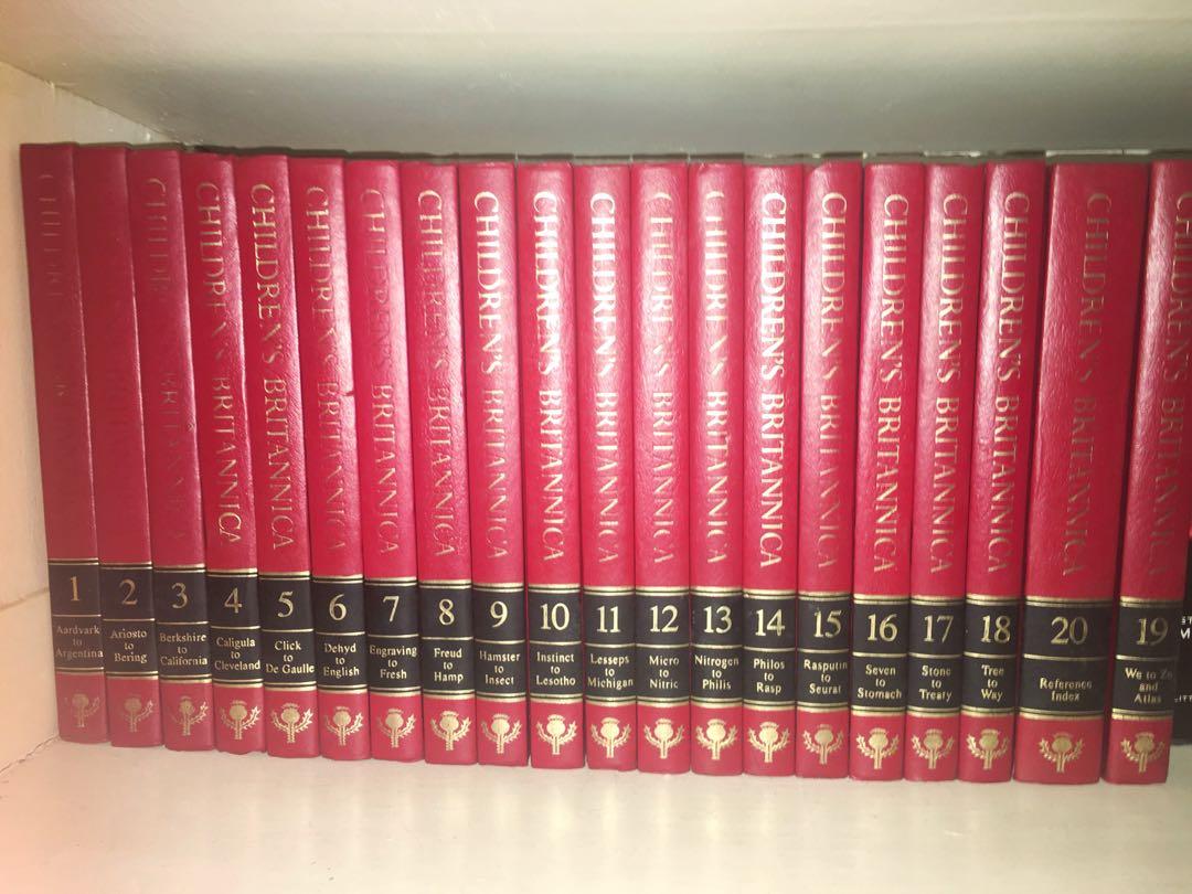 [COMPLETE SET] Children’s Britannica Encyclopedia (4th Edition / 1988) (Category: Textbooks) located in Marikina City. Submitted by fabieni (Listing ID 1120103817, Image 2). Description: • In excellent condition • 2 sets available • Never used. No missing pages • Fourth Edition (1988) • Set includes 20 books • Selling them as a set • More photos upon request • Location: Marikina Heights. I would prefer these to be picked up Feel free to browse my