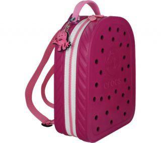 Crocs Mini Backpack Pink Teal Colors White Zipper Mini Backpack Kids