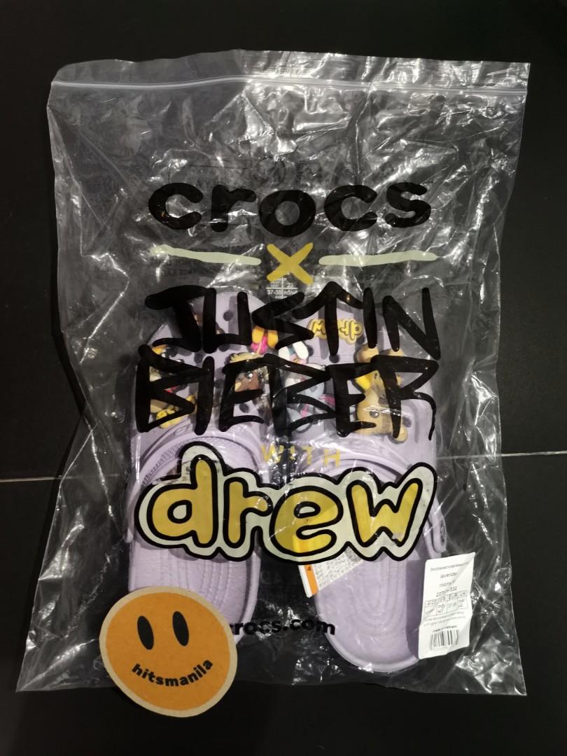 Crocs x Justin Bieber x Drew house collaboration (limited release