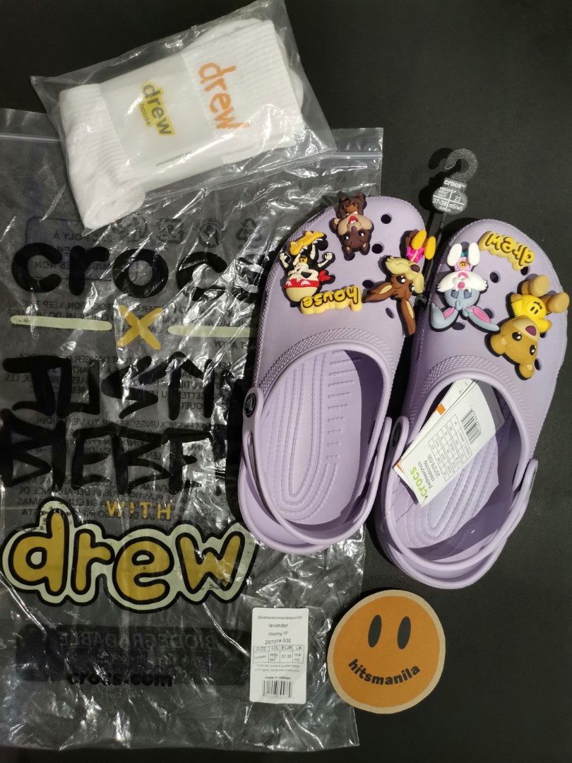 Crocs x Justin Bieber x Drew house collaboration (limited release