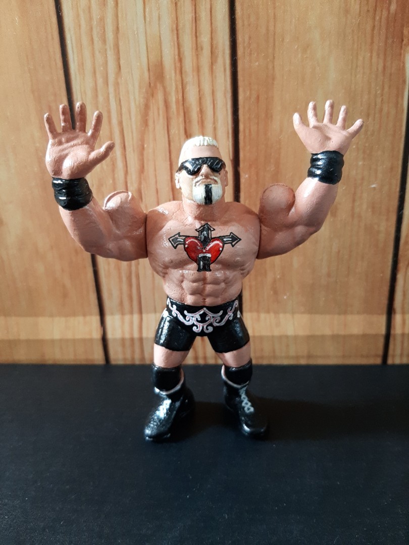 Custom Hasbro Size Big Poppa Pump Scott Steiner, Hobbies & Toys, Toys ...