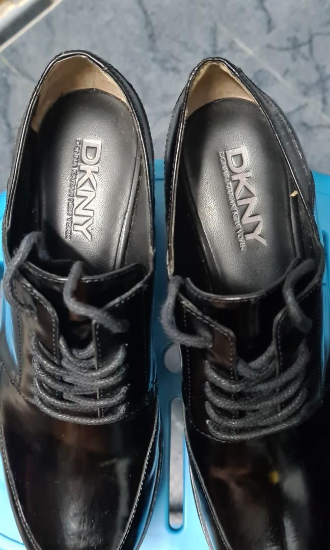 donna karan platform sneakers