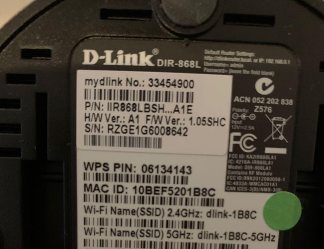 D005f0 Router D-Link wireless router, Computers & Tech, Parts & Accessories ...