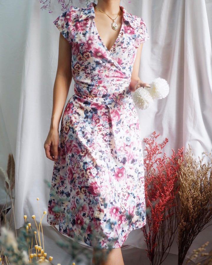 Floral sunday dress store