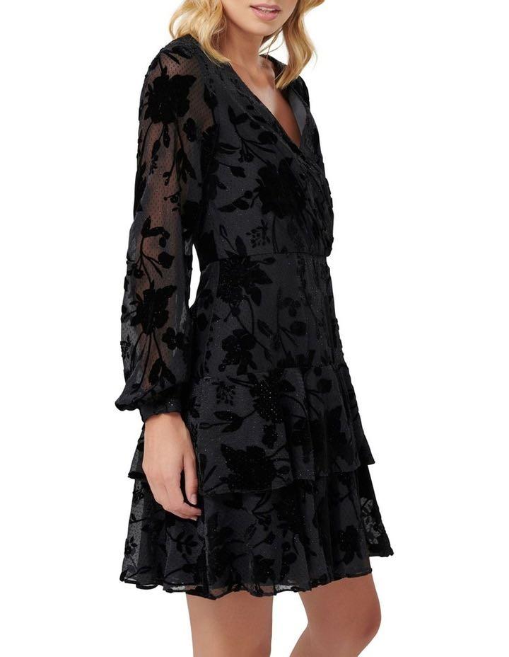 Forever New Sabrina Sparkle Puff Sleeve Evening Dress XXS UK 32 AU 4
