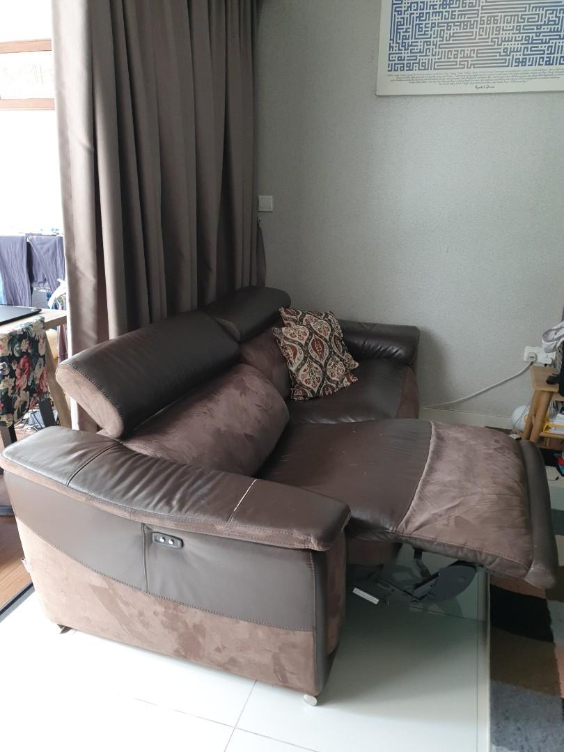 Fully working electric reclining sofa, Furniture & Home Living