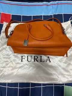 Furla Orange Crossbody Bag