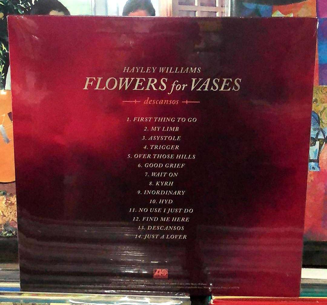 HALEY WILLIAMS FLOWERS FOR VASES/DESCANSOS INDIE EXCLUSIVE[CLEAR