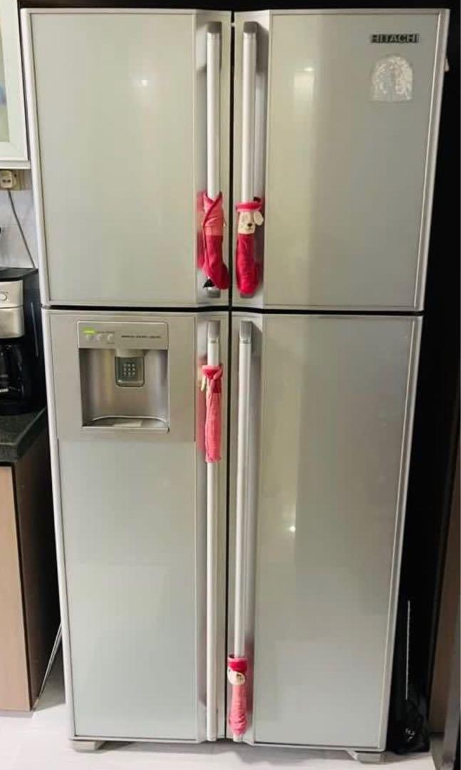 Hitachi 4 door refrigerator and LG 7.5kg front load washing machine, TV & Home Appliances