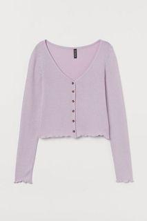 H&M Lilac Cardigan