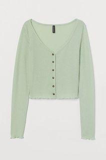 H&M Sage Green Cardigan