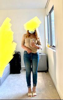 H&M slim straight jeans size 6-8