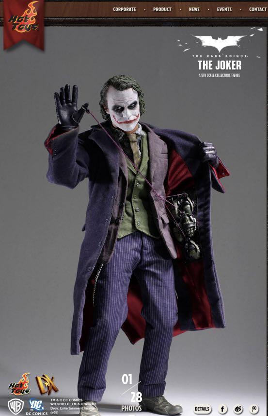 HOTTOYS MMS68 JOKER THE DARK 1.0