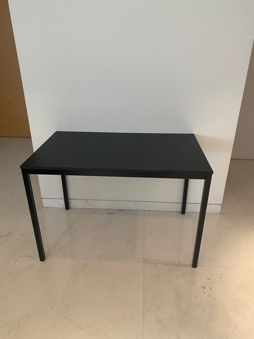 IKEA SANDSBERG Table, black110x67 cm, Furniture & Home Living, Furniture,  Tables & Sets on Carousell