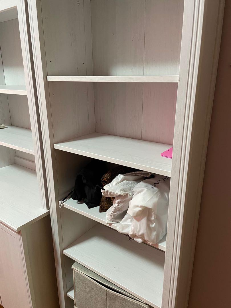 IKEA White tall bookcase, Furniture & Home Living, Furniture, Shelves