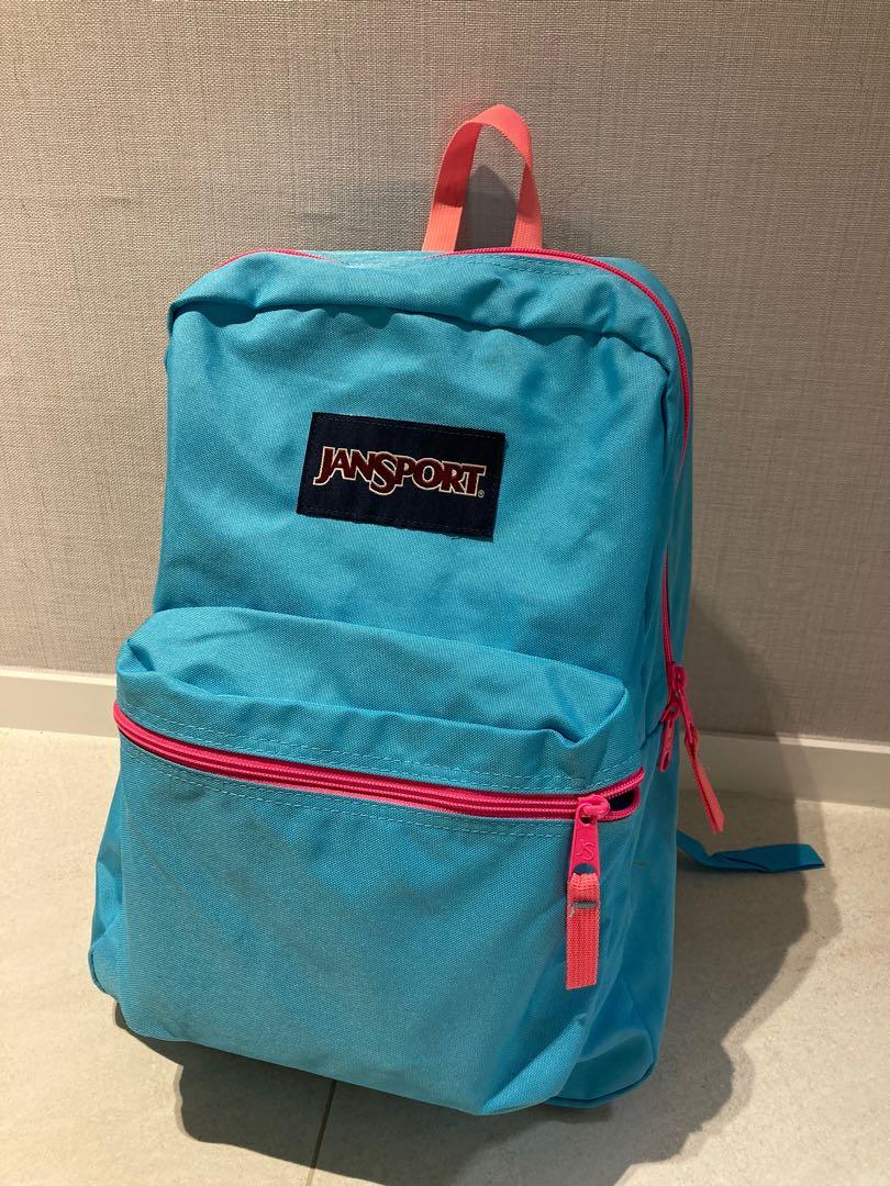bright red jansport backpack