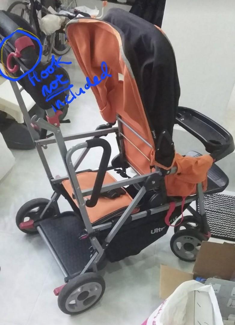 Joovy sit and stand stroller orange 2025