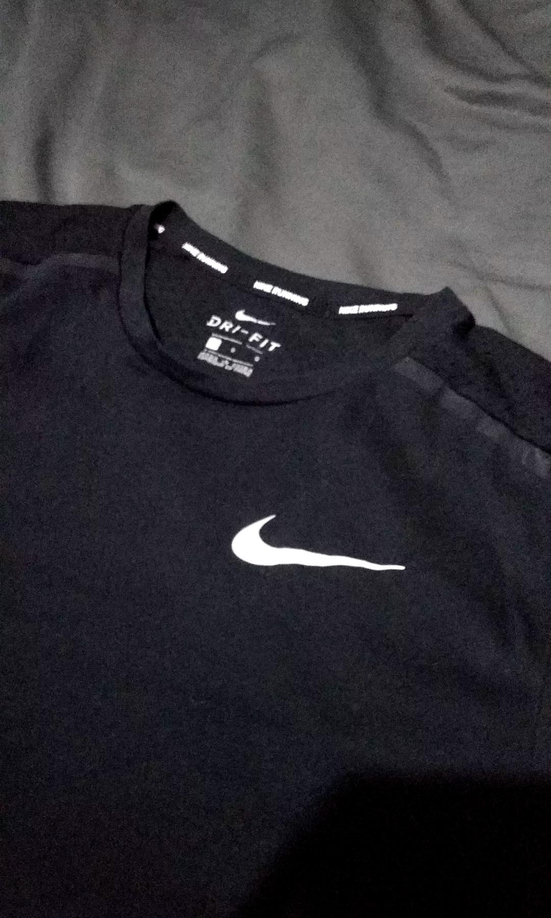 Kaos running nike racing reflective dry fit original