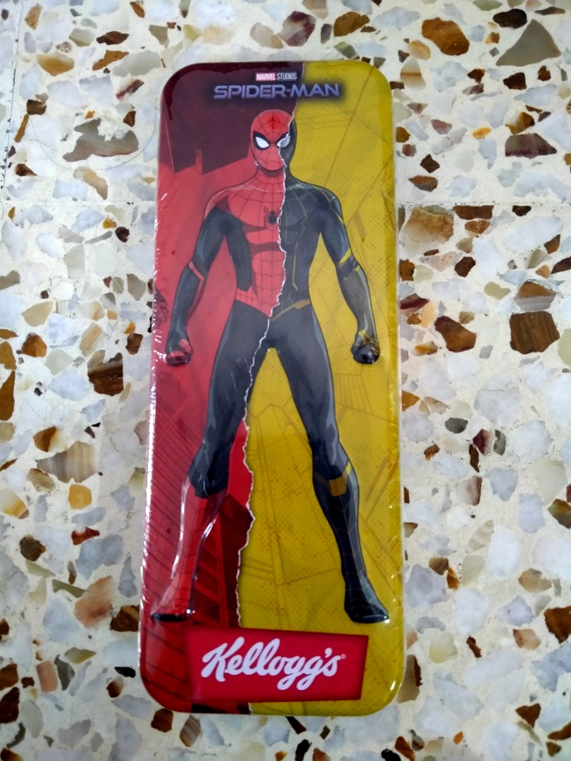 Kellogg's Cereal Spiderman (No Way Home) suit pencil box, Hobbies & Toys,  Stationery & Craft, Stationery & School Supplies on Carousell