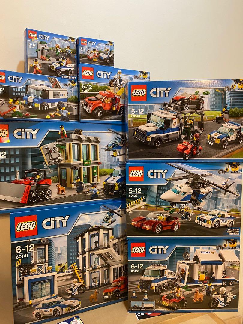LEGO BUNDLE - Police Set of 9 (60135 - 60143), Hobbies & Toys, Toys Games on Carousell