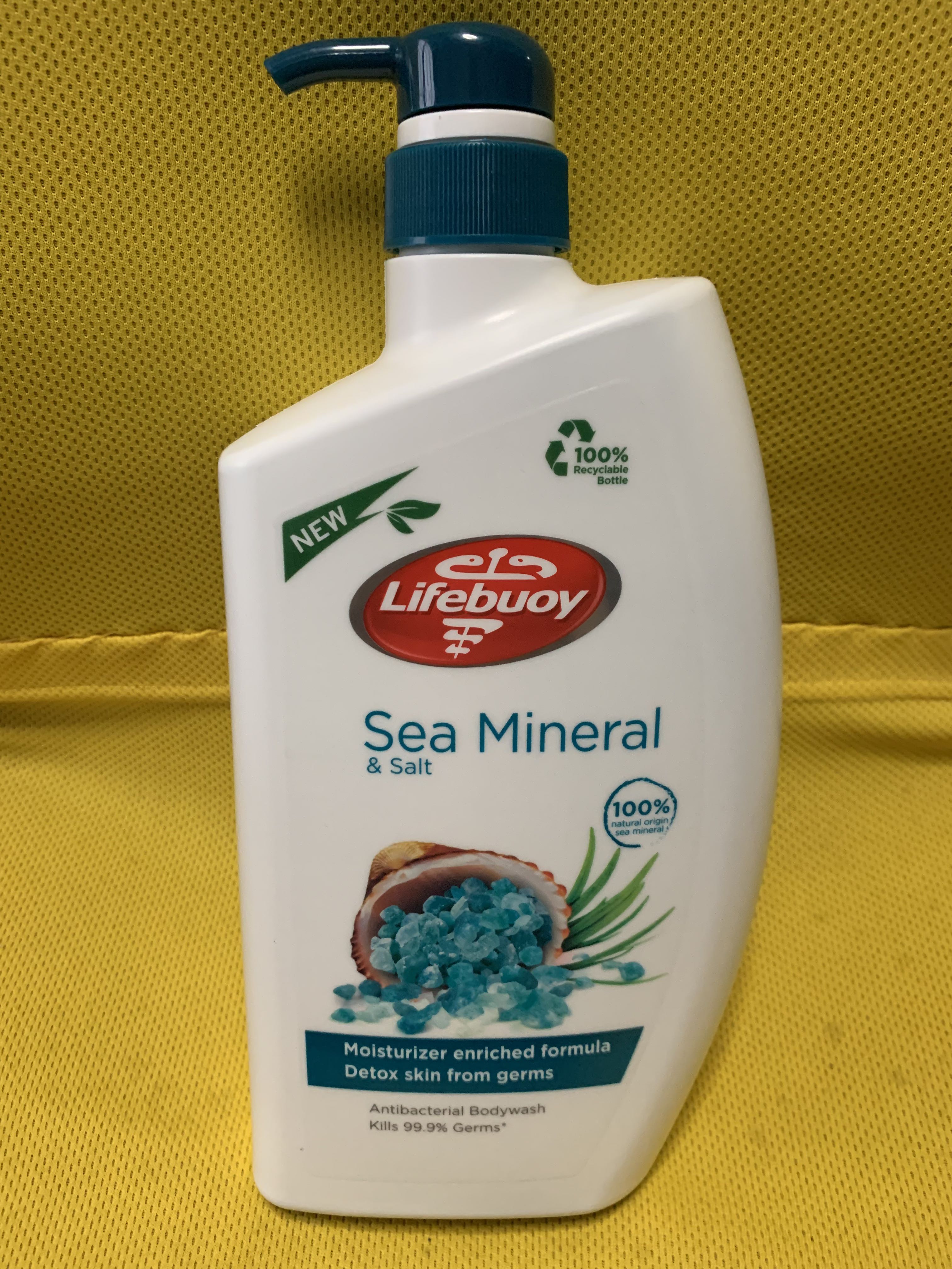Lifebuoy sea mineral & salt antibacterial body wash 950ml, Beauty & Personal Care, Bath & Body