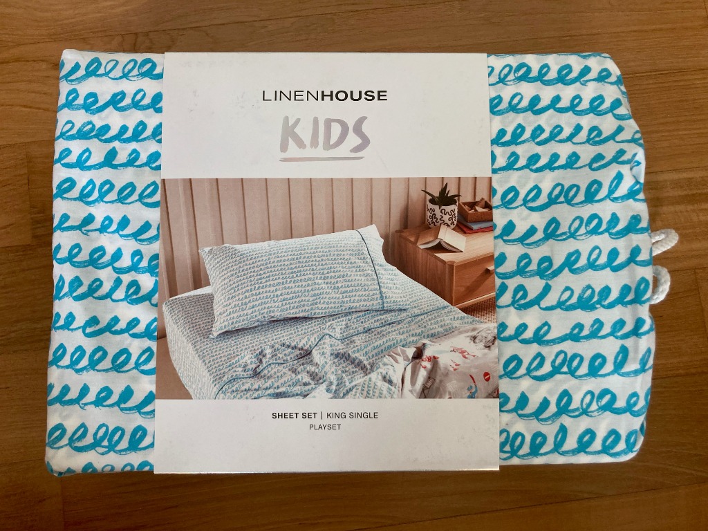 Linen House King Single Sheet Set x2, Furniture & Home Living, Bedding